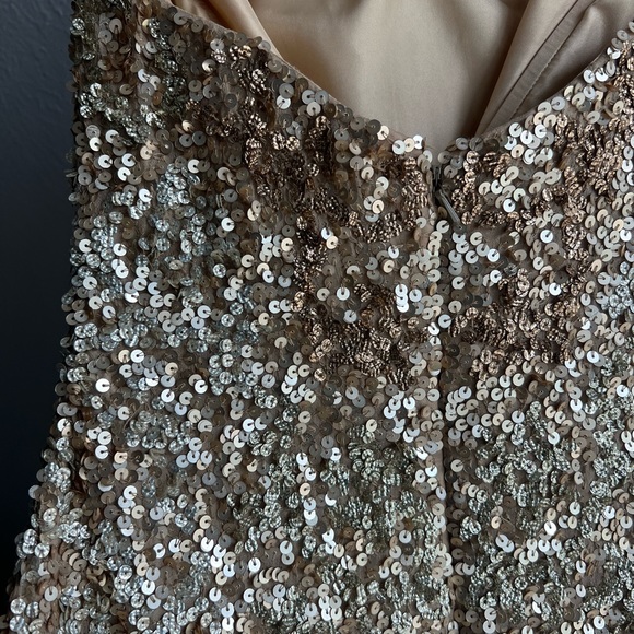 Vintage Scala silk strapless sequin dress - Picture 6 of 6